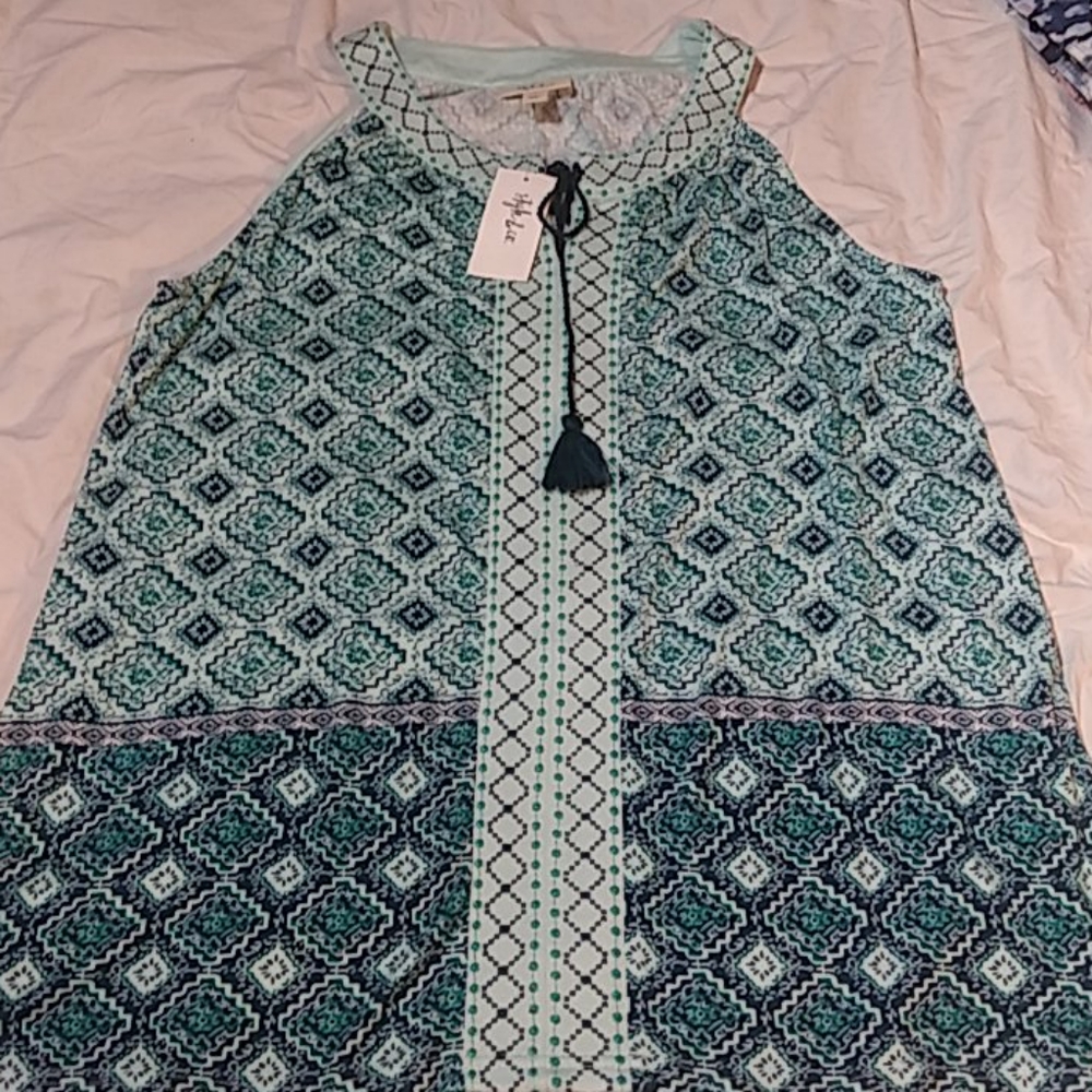 NWT Style & Co. Sleeveless shirt, Sz. L